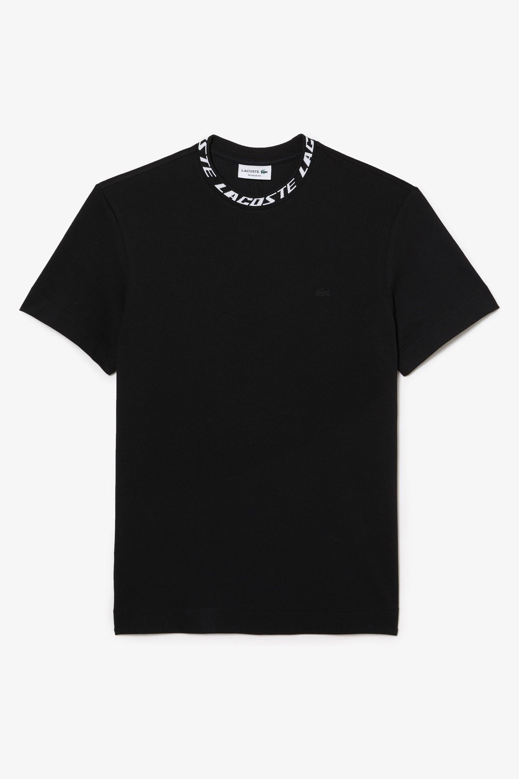 Buy Lacoste Men Core Active Black T Shirt from Next Luxembourg