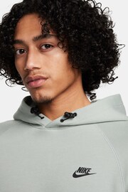 Nike Green Tech Fleece Pullover Hoodie - Image 4 of 10