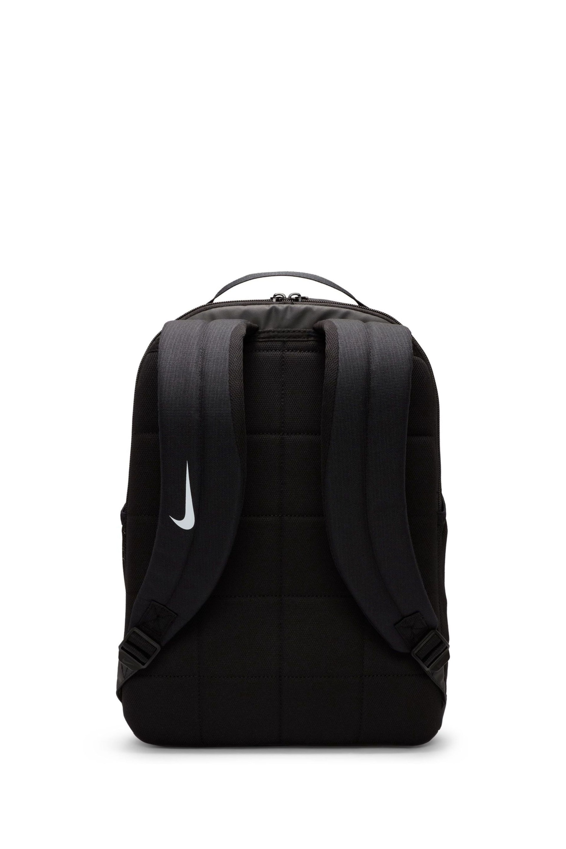 Nike Black/White Brasilia Kids Backpack - Image 5 of 10