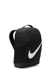 Nike Black/White Brasilia Kids Backpack - Image 6 of 10