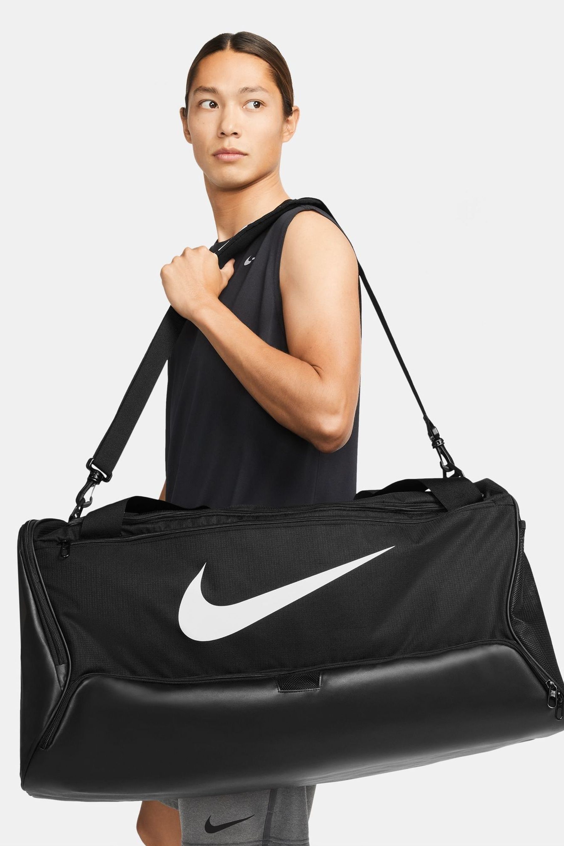Buy Nike Black Brasilia 9.5 Training Duffel Bag from the Next UK online shop