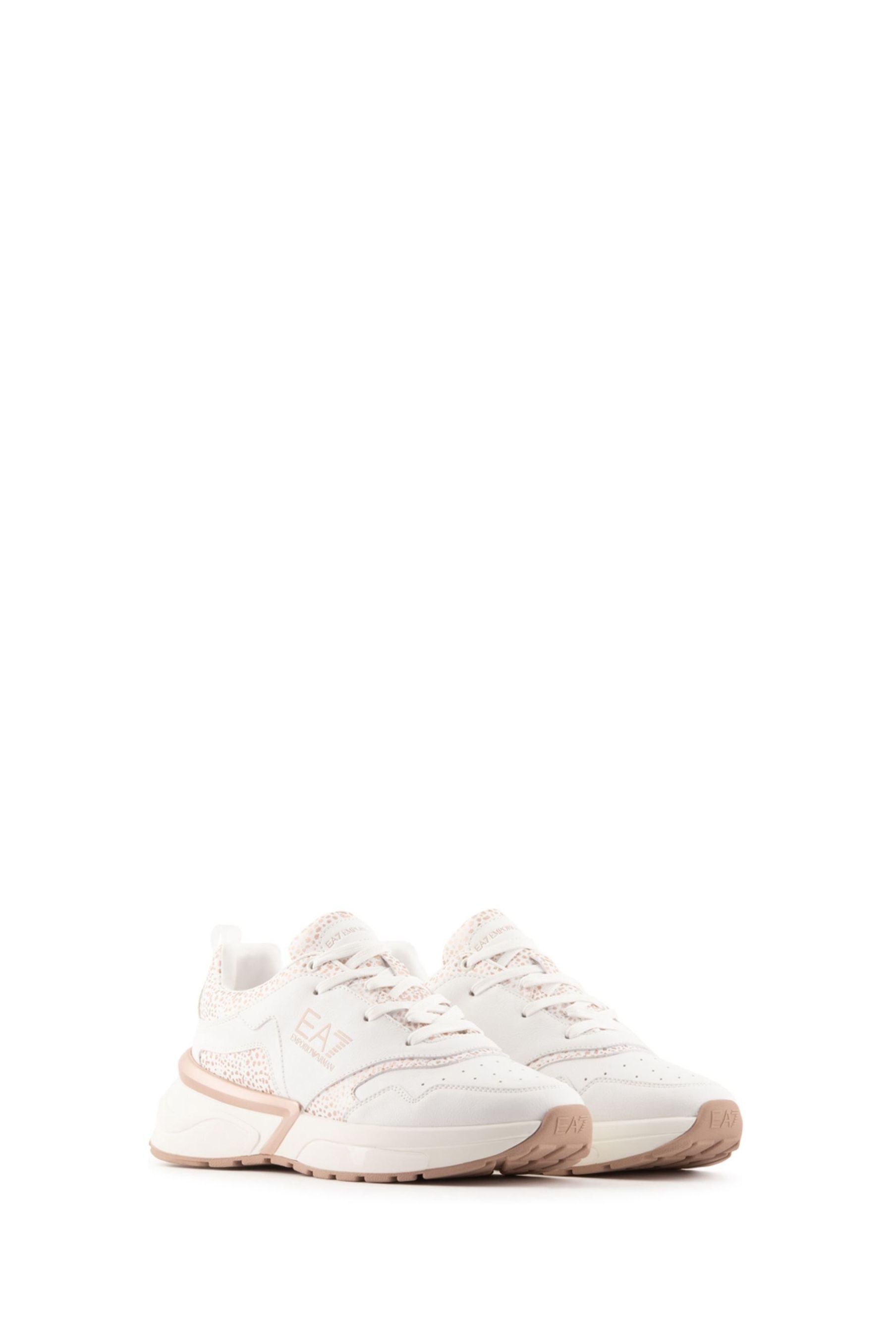 Buy Emporio Armani EA7 Womens Bravery 7 White Trainers from Next Luxembourg