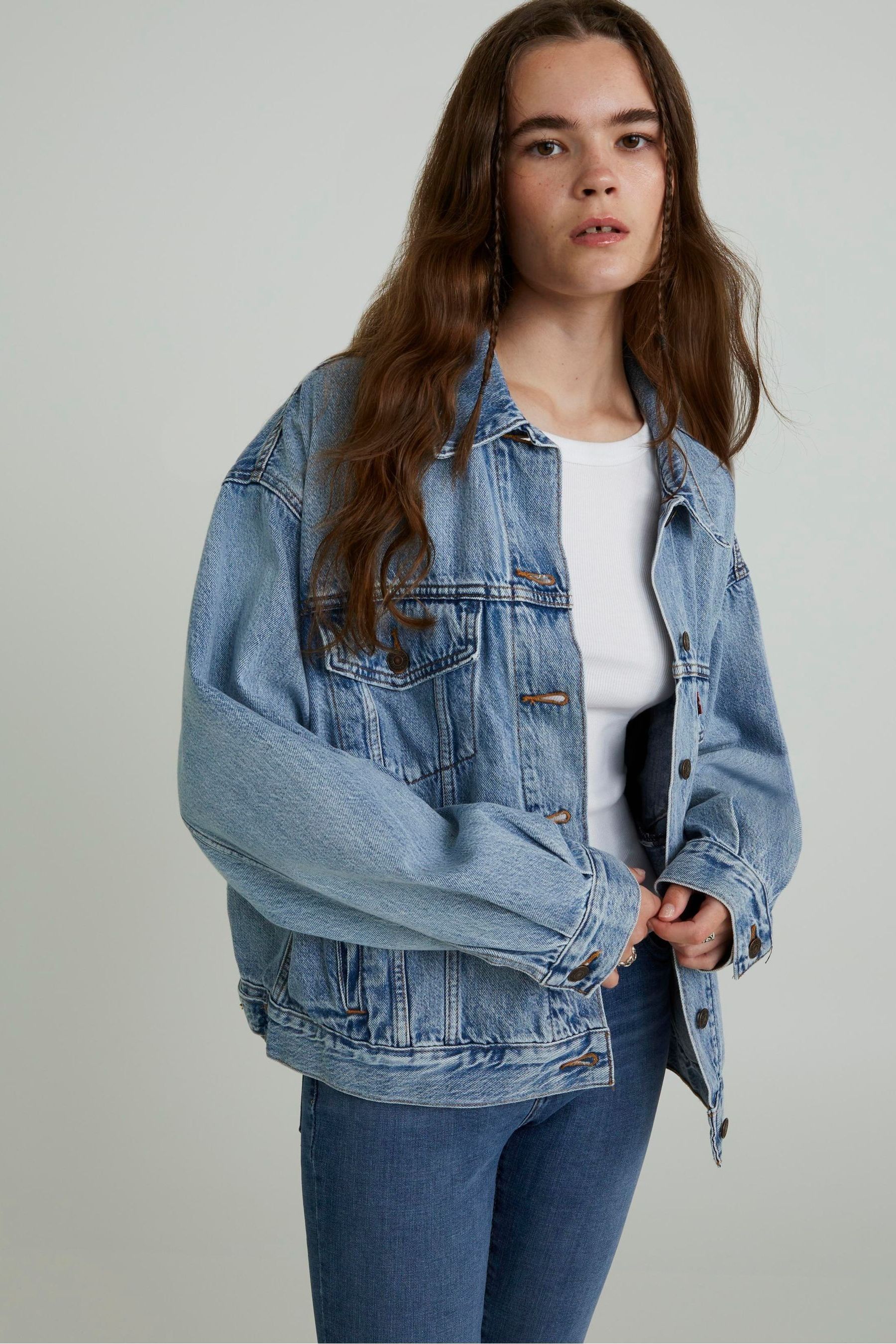 Levi borg jacket womens best sale