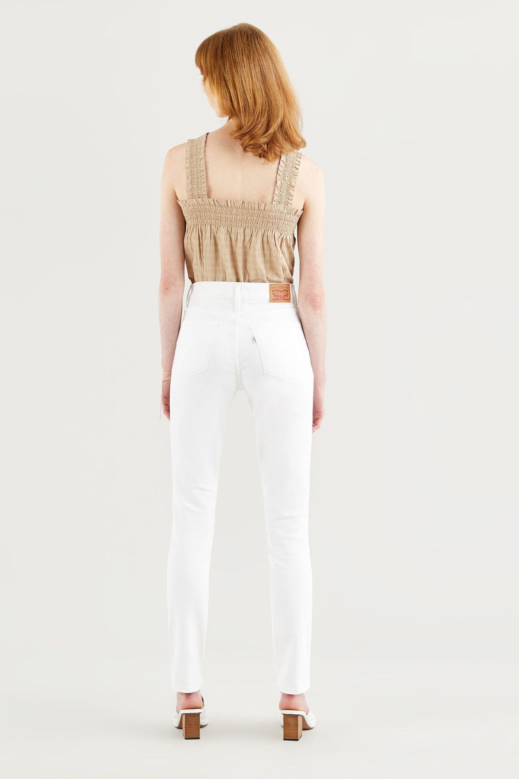 Levi s Soft Clean White 311 Shaping Skinny Jeans