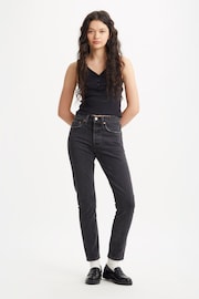 Levi's® Off Topic Washed Black 501® Youth Skinny Jeans - Image 1 of 8