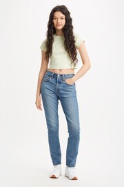 Levi's® Blue Its True Light Wash Blue 501® Youth Skinny Jeans - Image 2 of 8