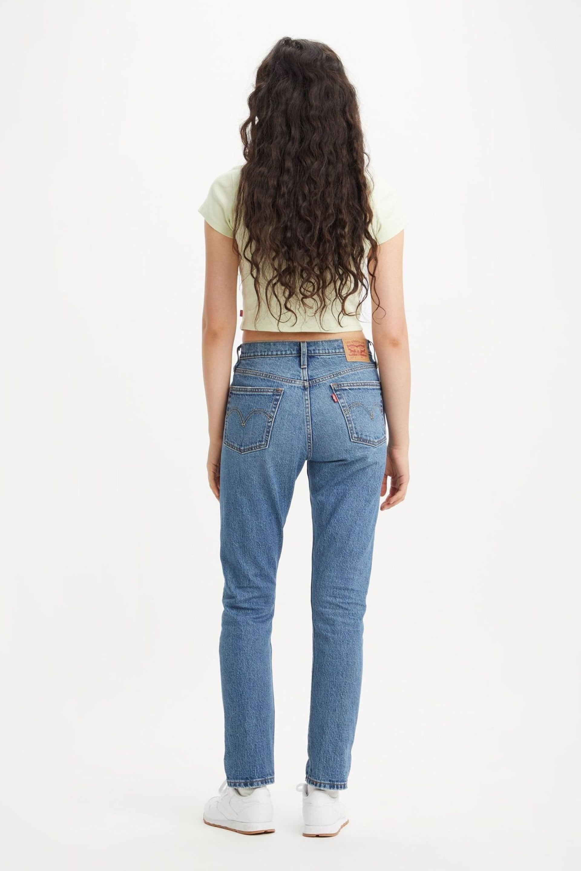 Levi's® Blue Its True Light Wash Blue 501® Youth Skinny Jeans - Image 3 of 8