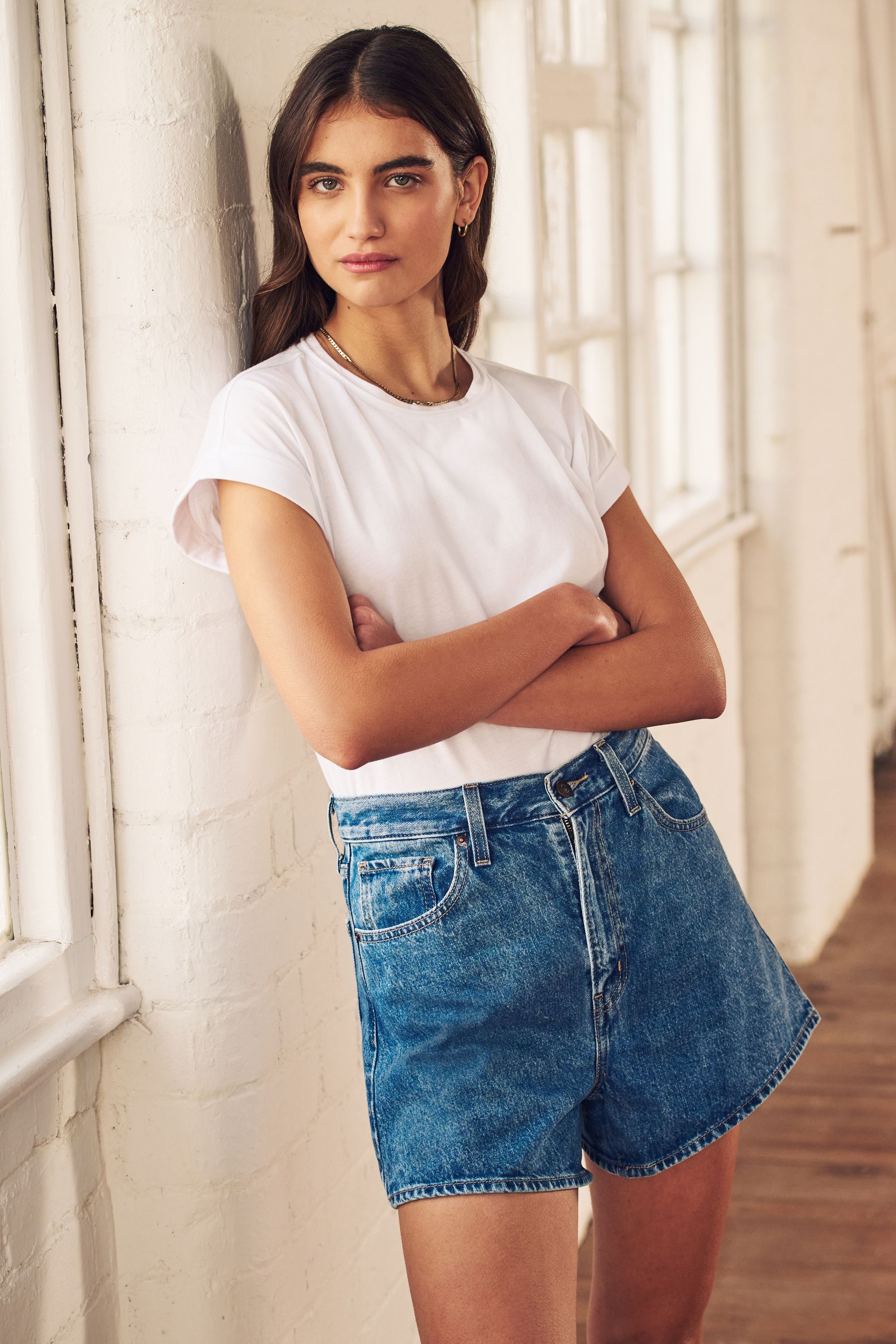 Levi's high rise mom shorts new arrivals