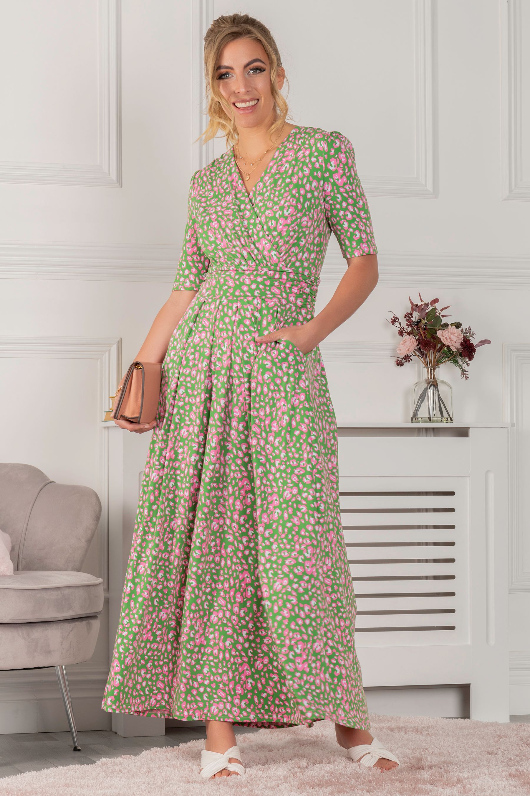 Next wrap around dress cheap