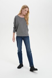 Saint Tropez Grey Mila Roll-Neck Pullover Jumper - Image 2 of 6