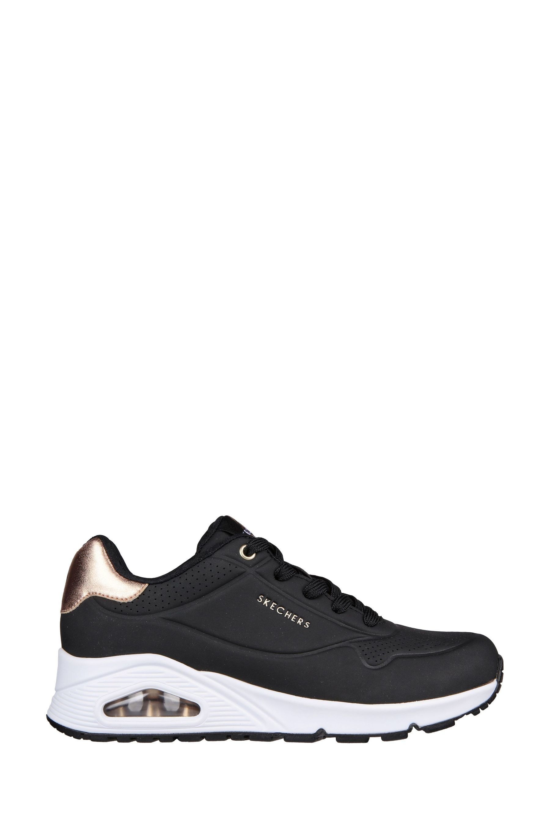 Buy Skechers Black Dark Womens Uno Trainers from the Next UK online shop
