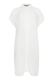 M&Co White Short Sleeve Crinkle Shirt - Image 5 of 5