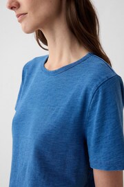 Gap Blue Cotton Relaxed Short Sleeve T-Shirt - Image 4 of 4