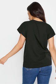 PixieGirl Petite Black White 'San Francisco' Slogan Short Sleeve T-Shirt - Image 3 of 5