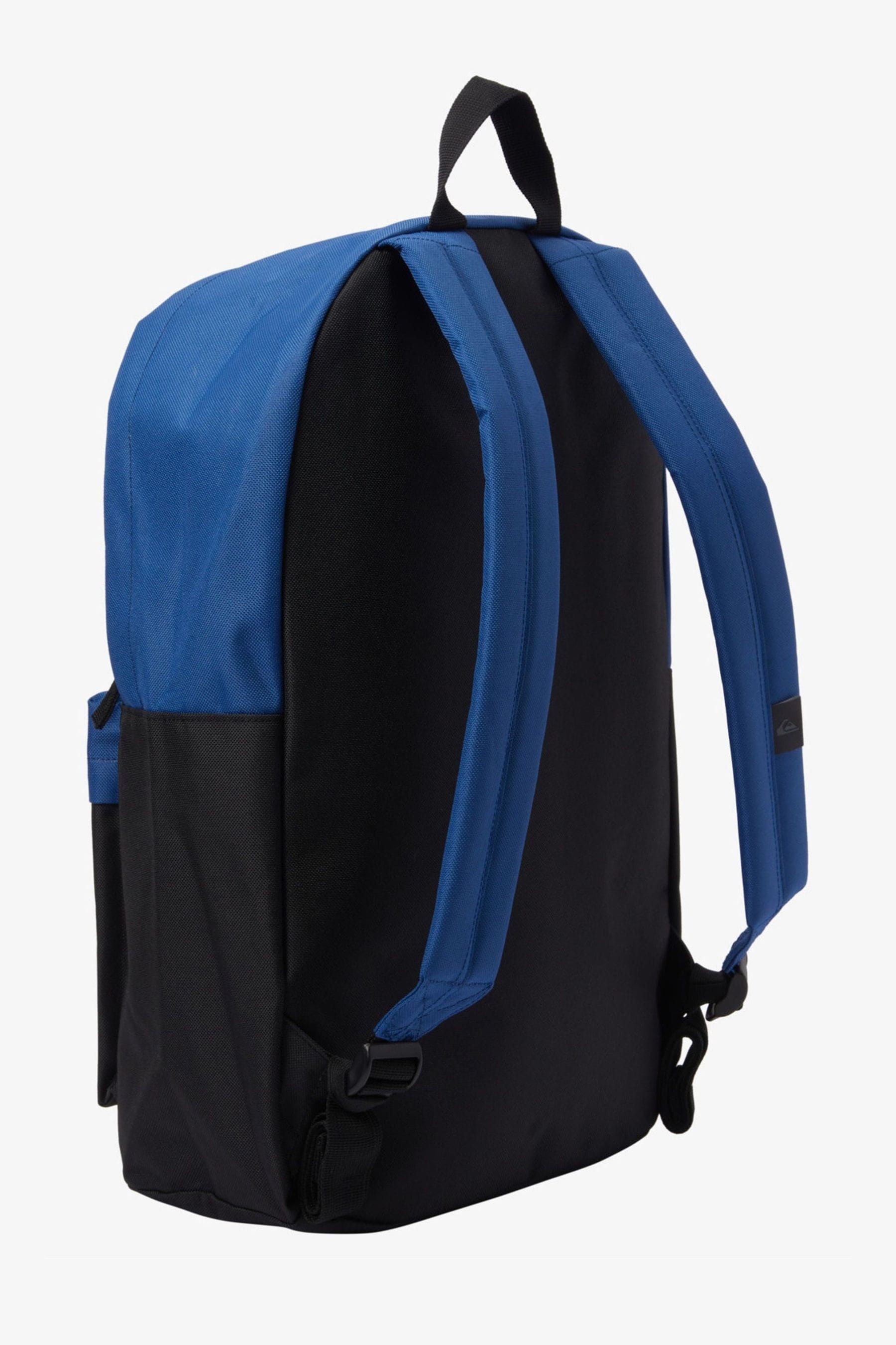 Quiksilver Blue Black Quiksilver The Poster Large Logo Backpack