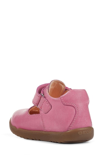 Geox Baby Girls Purple Macchia First Steps Shoes