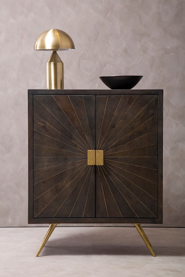 Fifty Five South Grey Sagor Cabinet