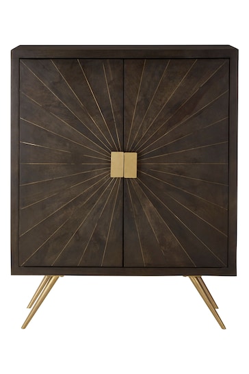 Fifty Five South Grey Sagor Cabinet
