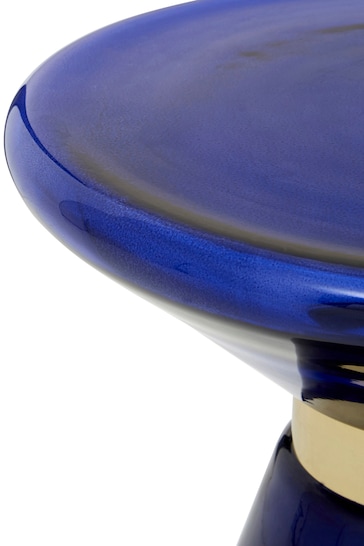 Fifty Five South Blue Martini Glass Side Table