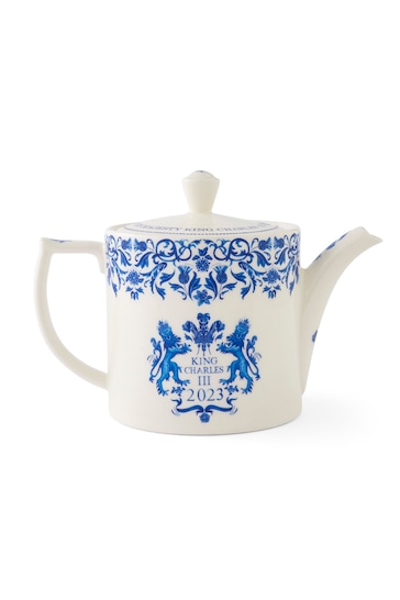 Spode Blue King's Coronation Teapot