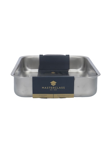 Masterclass Grey 37x27cm Stainless Steel Roasting Pan
