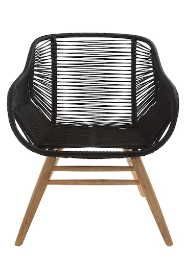 Fifty Five South Black Sisal Armchair