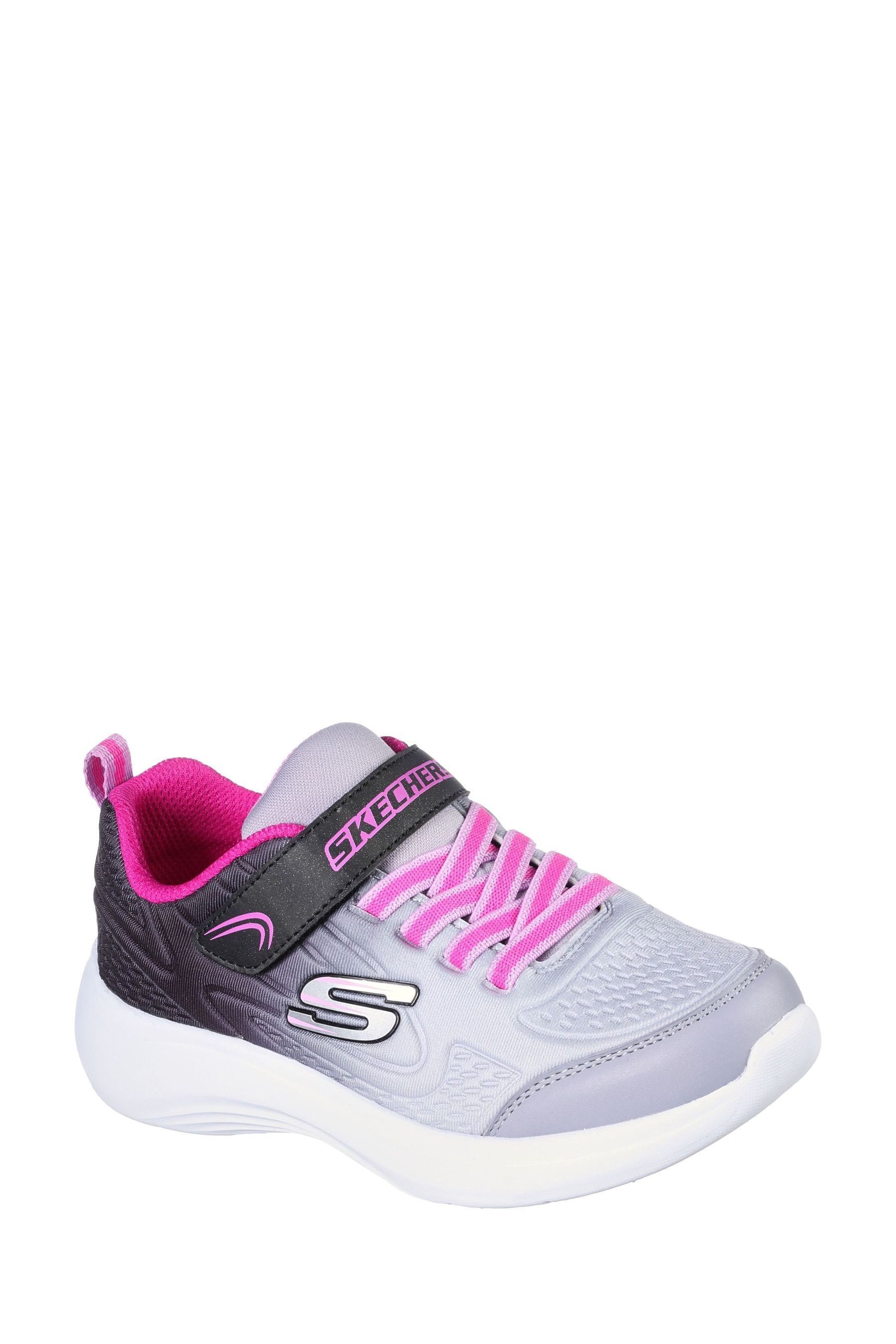 Skechers Black Selectors Sweet Swirl Kids Shoes