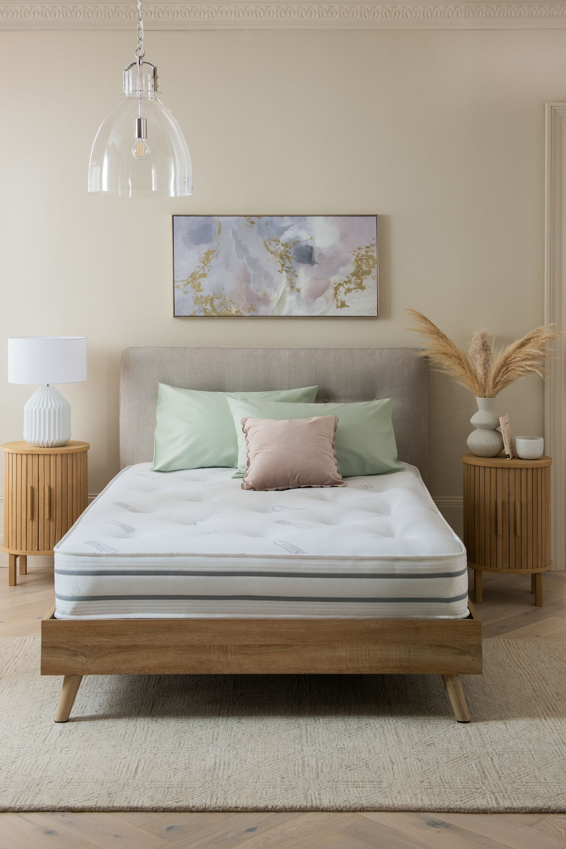 Hybrid firm top mattress king