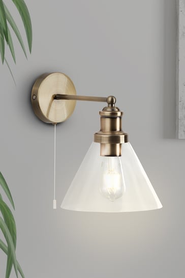 Searchlight Entwine Antique Brass Wall Light