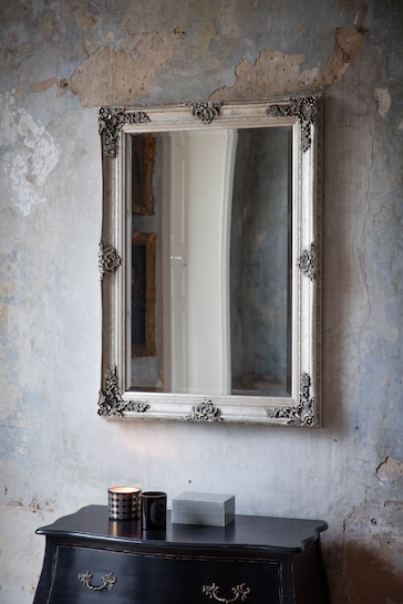 Gallery Home Silver Assen Rectangle Mirror