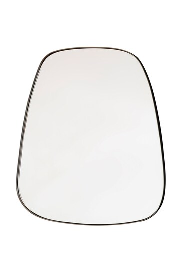 Gallery Home Silver Meppel Pewter Mirror