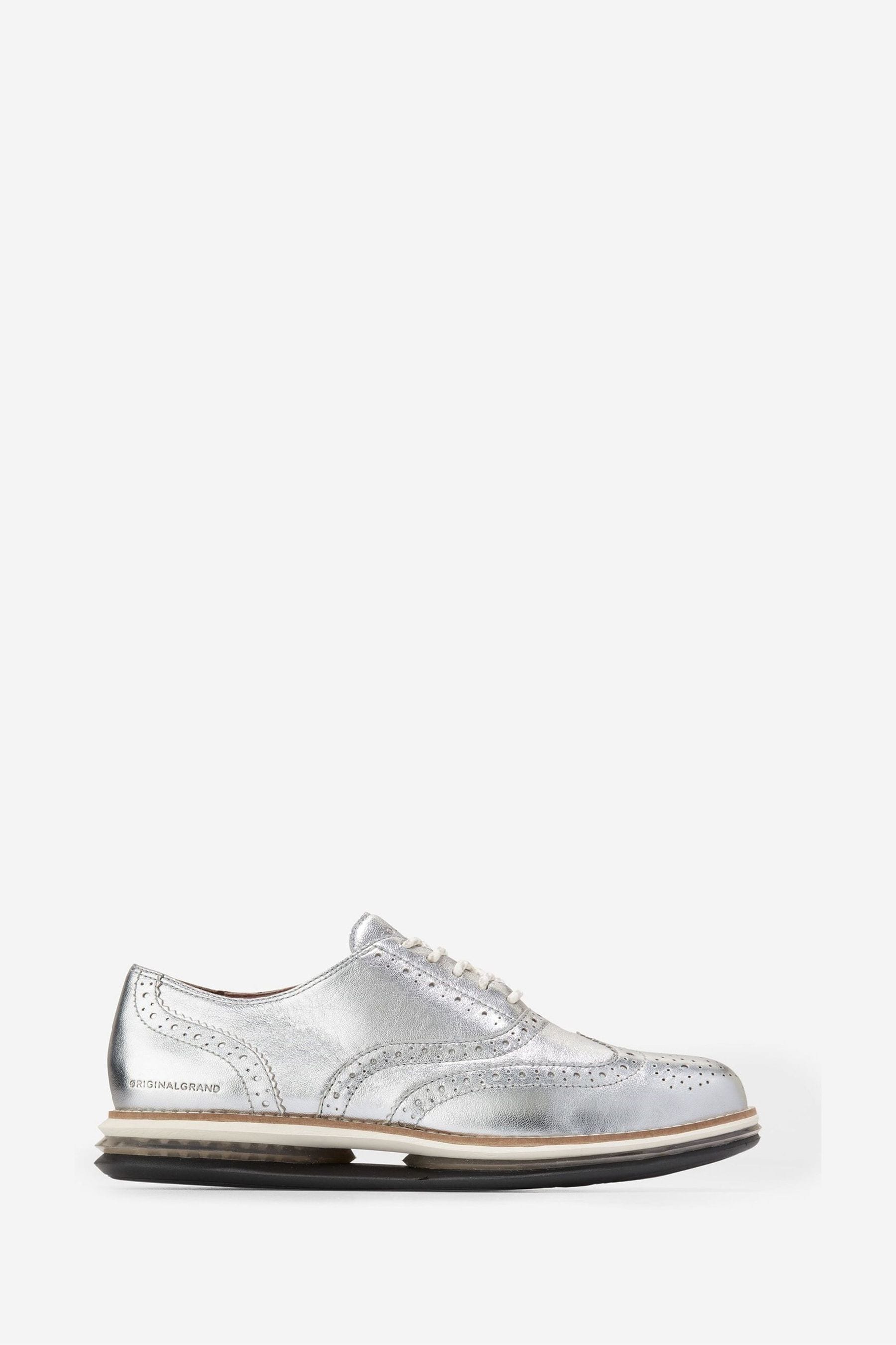 Cole Haan Silver Originalgrand Gel Oxford Shoes