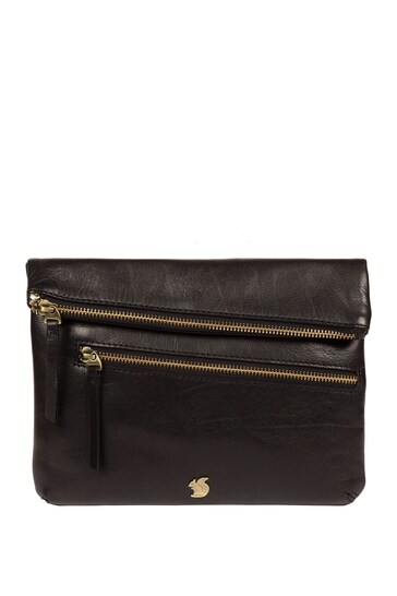 Conkca Flare Leather Clutch Bag
