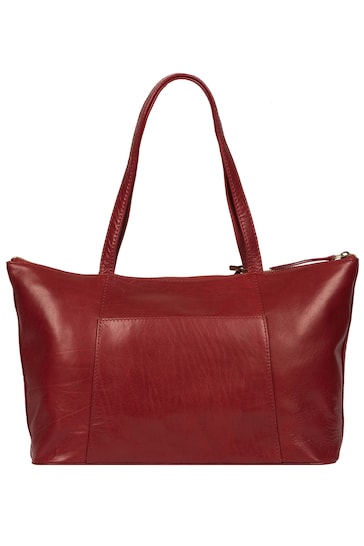 Conkca Clover Leather Tote Bag