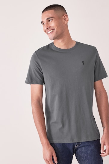 Buy Slate Grey Stag T-Shirt from the Next UK online shop