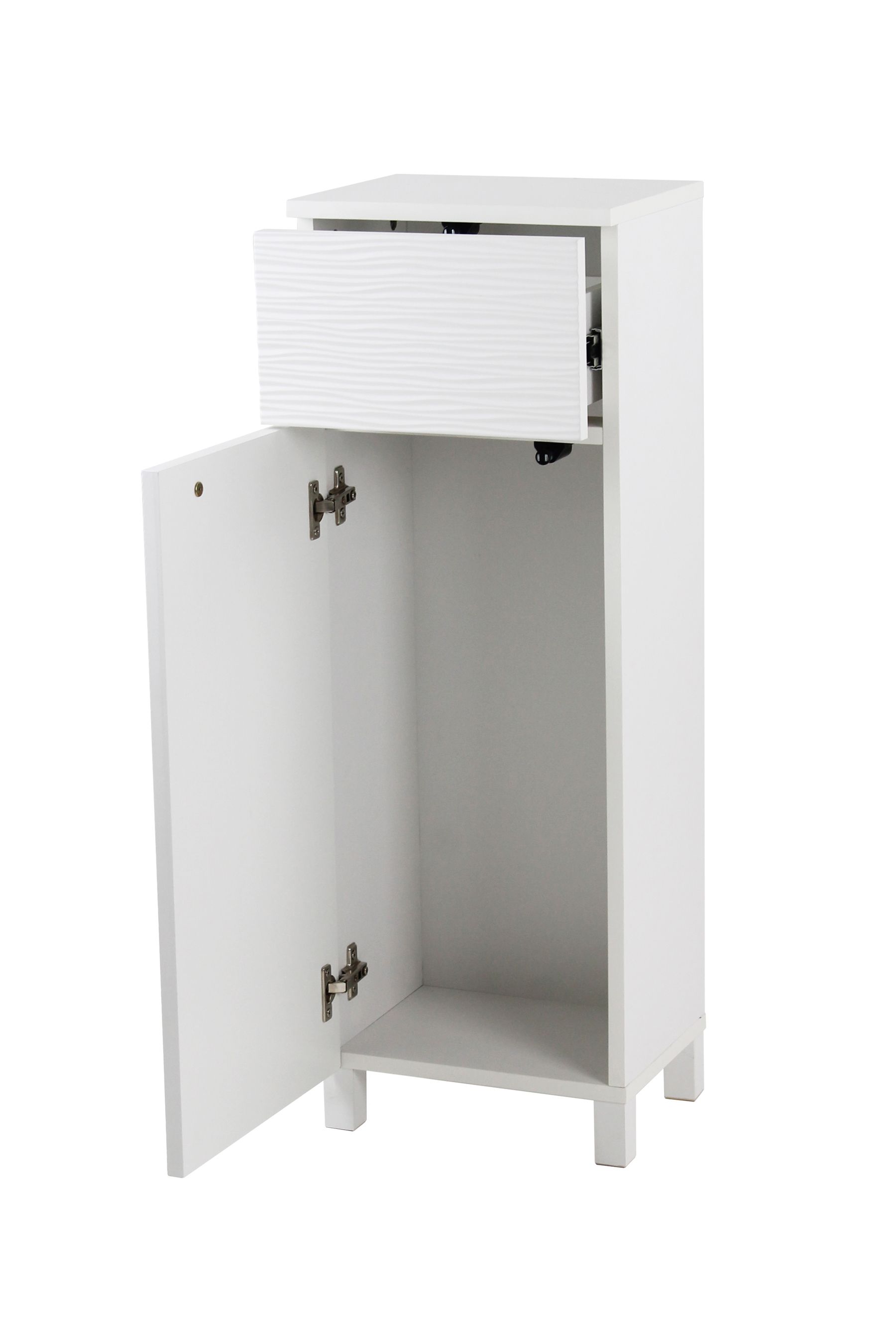 Hygena gloss outlet bathroom floor cabinet