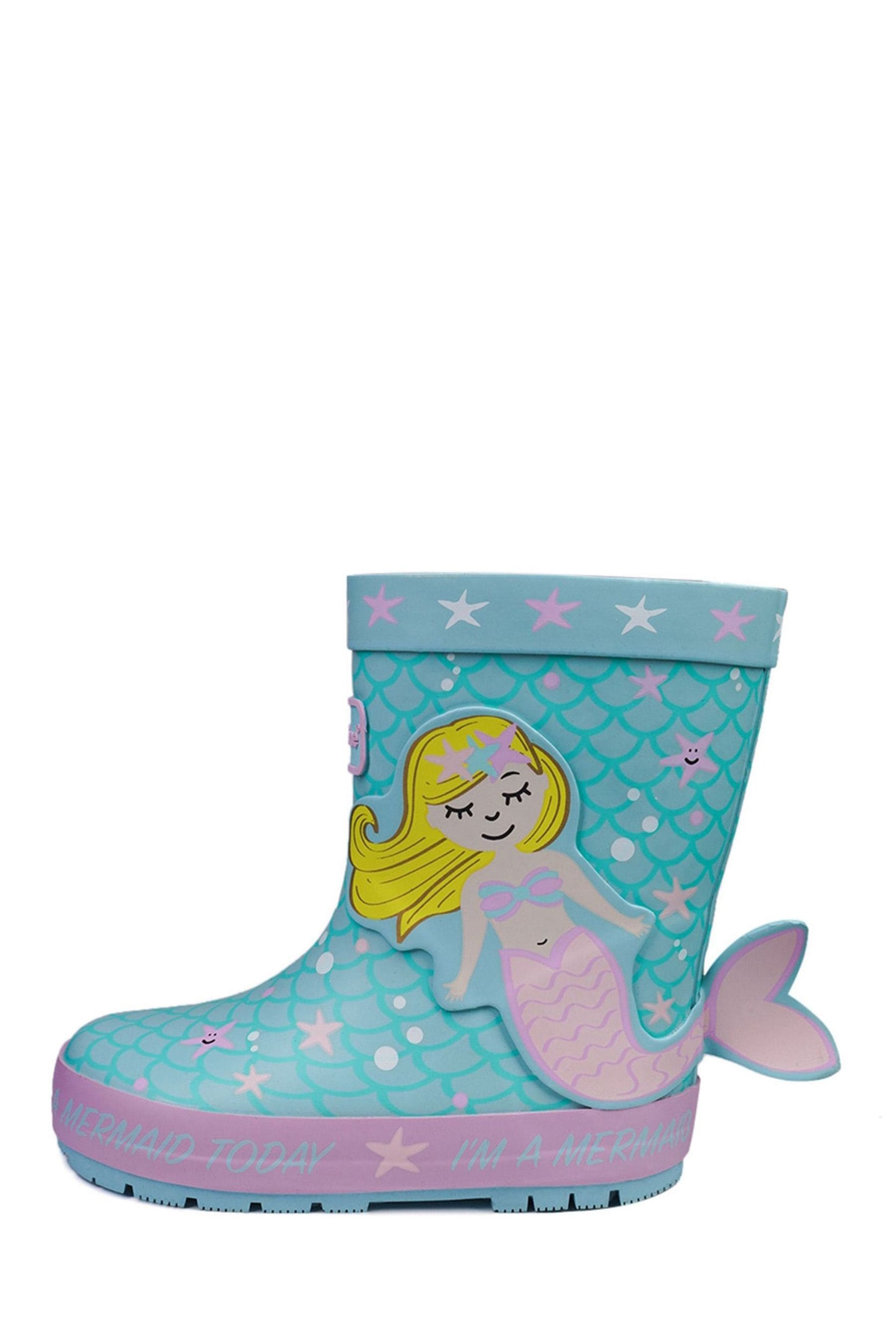 Buy ToeZone Blue Mermaid Wellies from the Next UK online shop