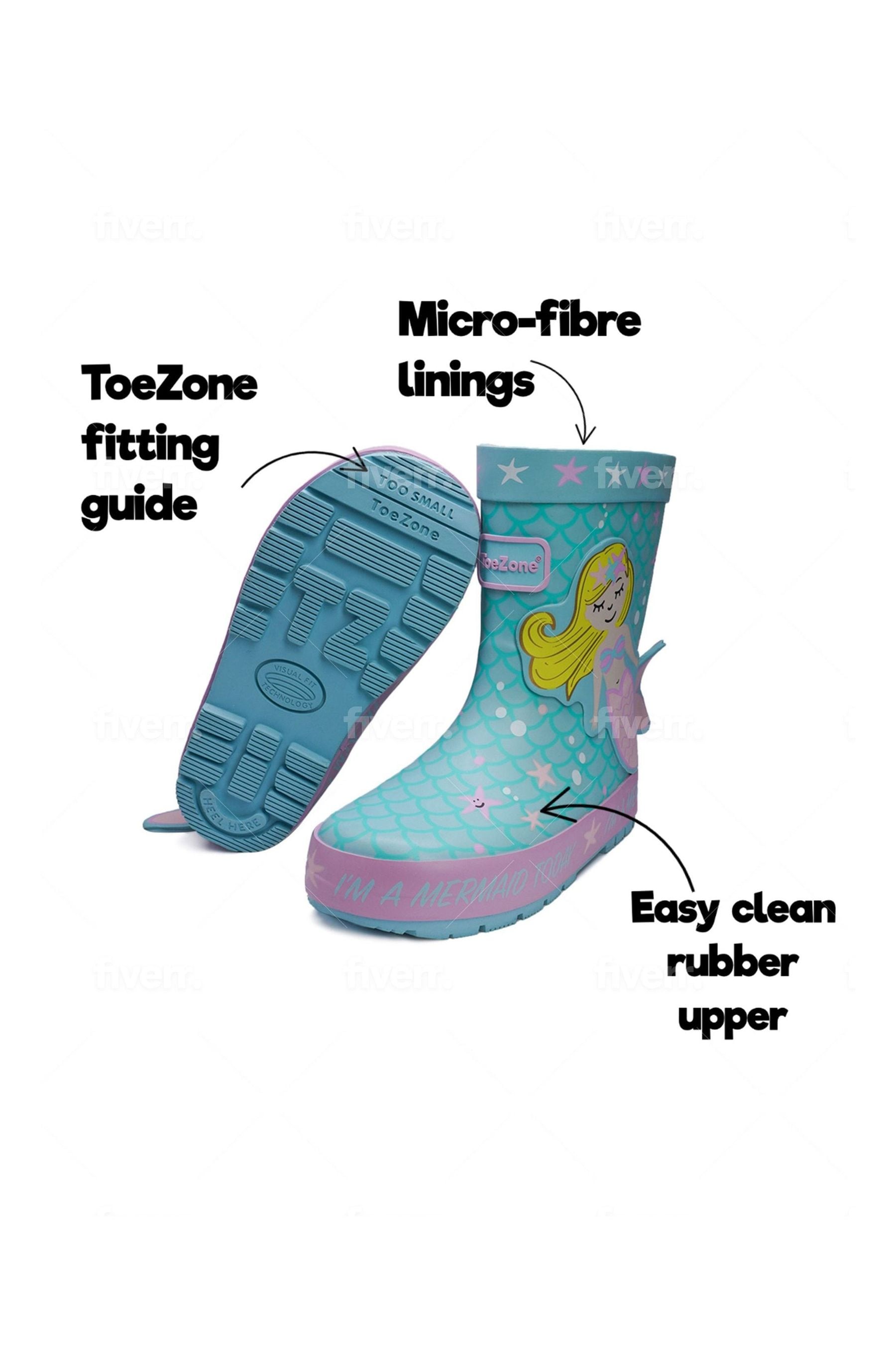 Mermaid wellies sale