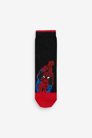 Black Marvel Avengers 5 Pack Cotton Rich Socks