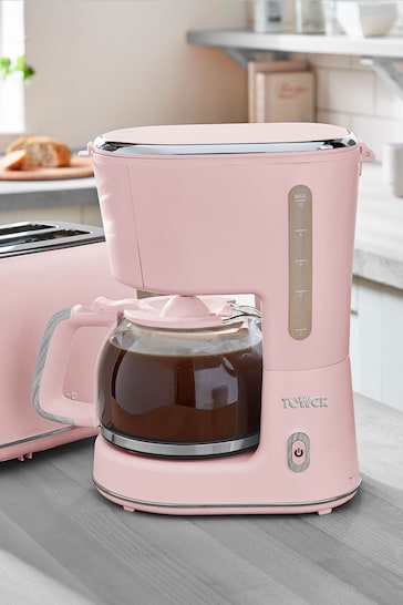 Tower Pink Scandi 900W Coffee Machine