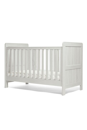 Mamas & Papas 3 Piece Grey Atlas Cot Bed Range with Dresser and Wardrobe