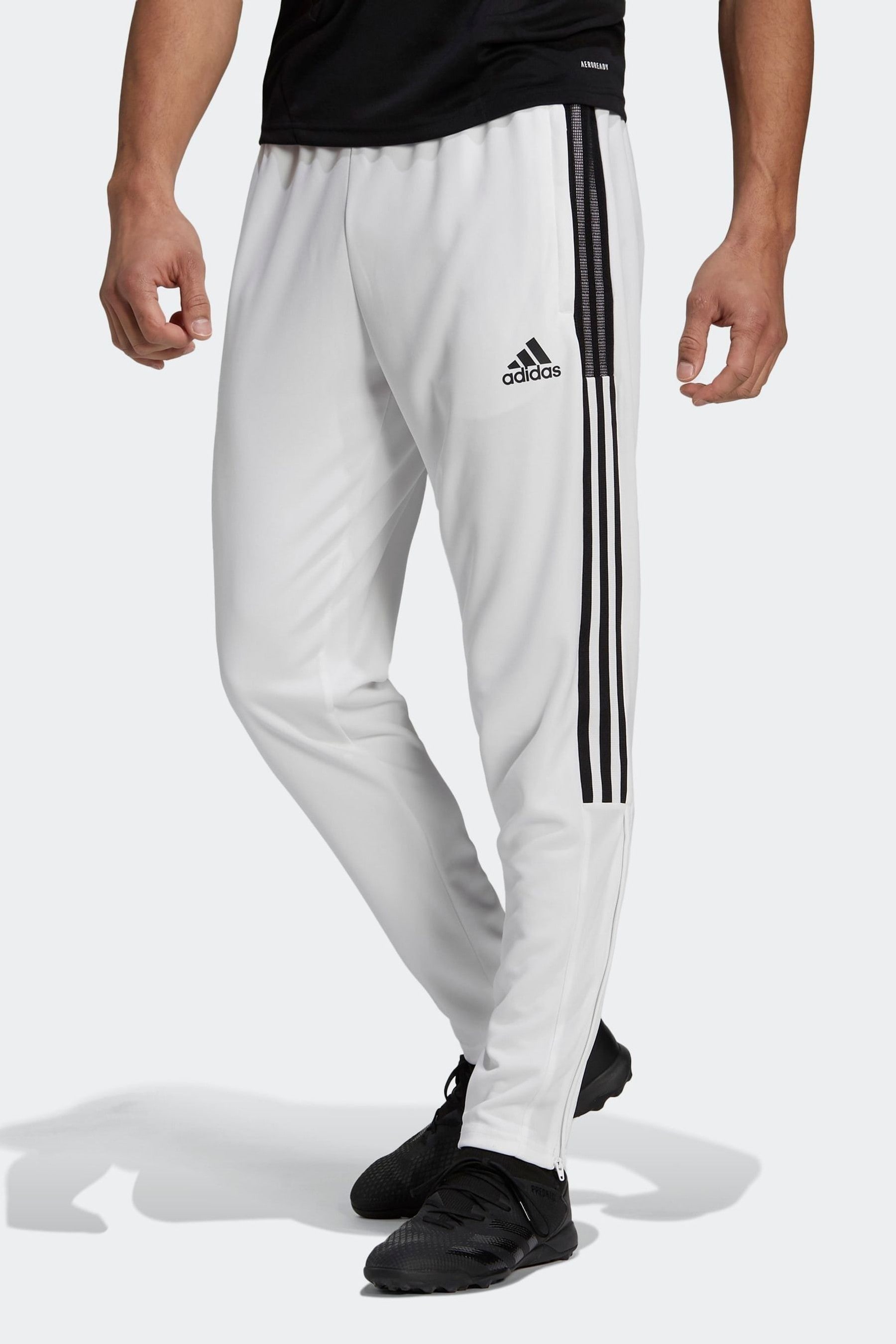 Adidas training sale pants white