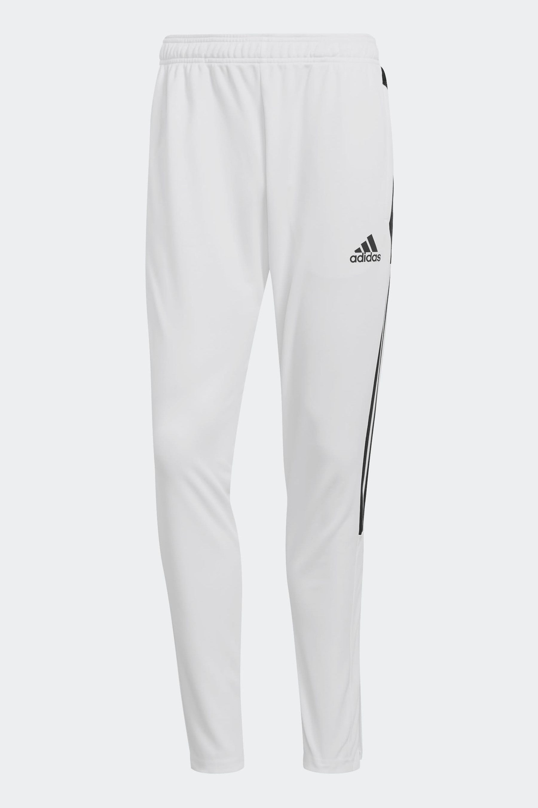 adidas White Tiro Tracksuit Bottoms