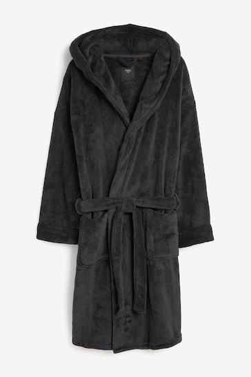 Grey Personalised Dressing Gown