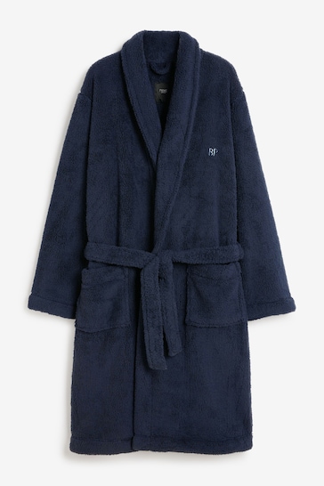 Navy Personalised Dressing Gown