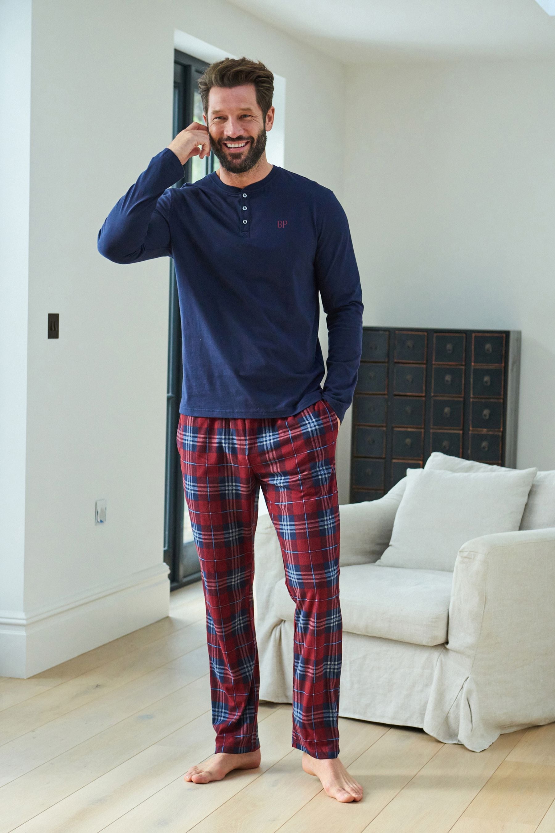 Personalised best sale pyjamas mens