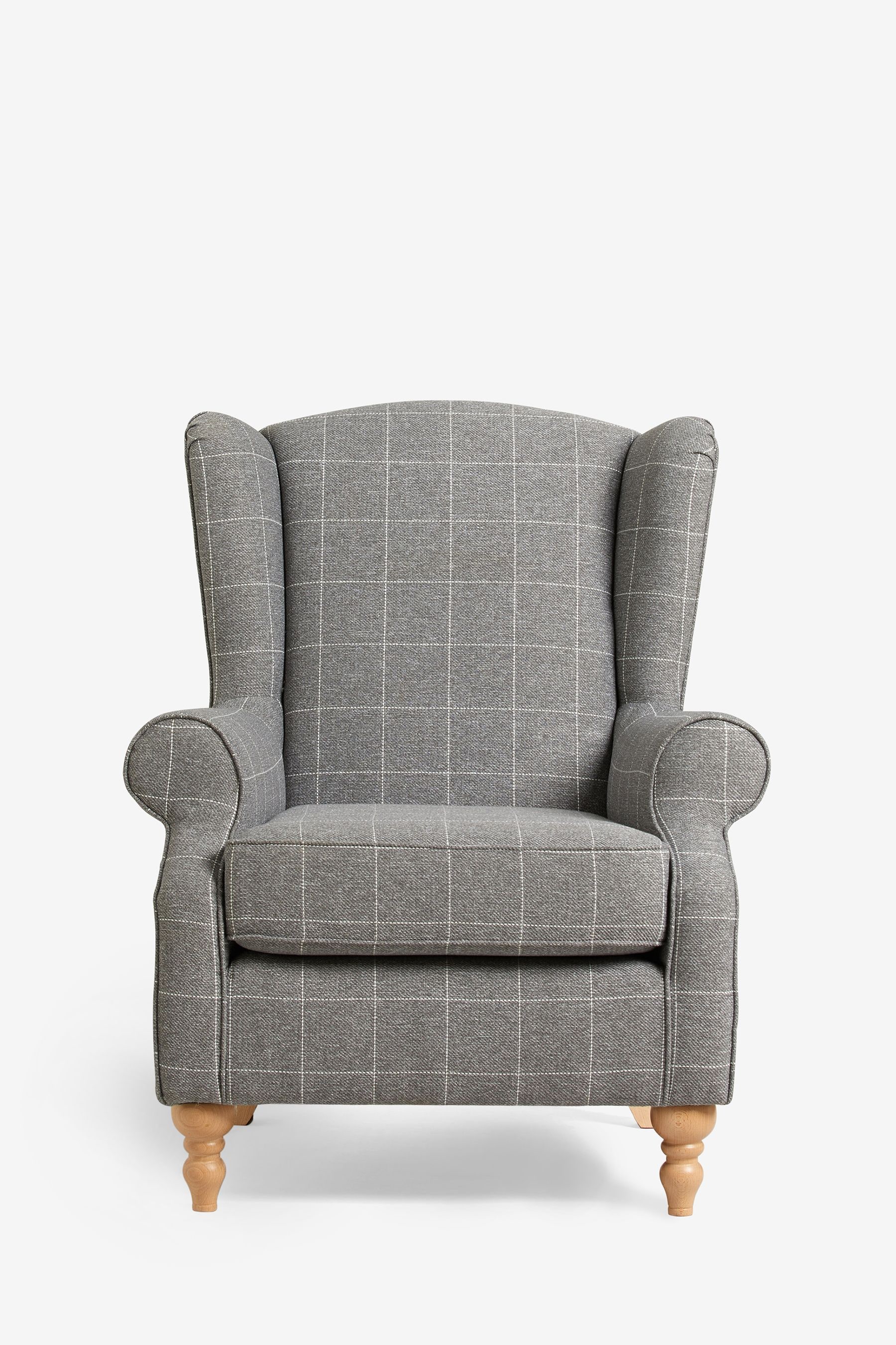 Grey check 2025 chair