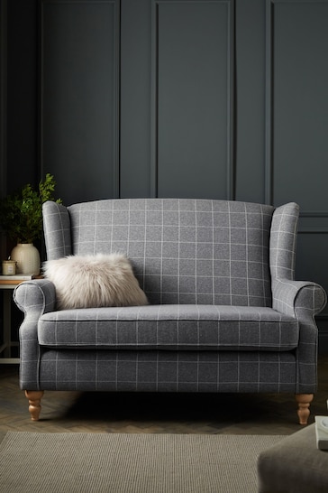 Tweedy Check Lawson Mid Grey Sherlock Small Sofa