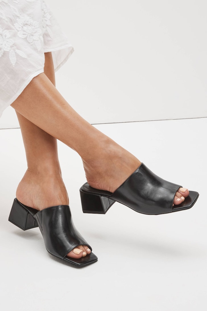 Forever Comfort® Block Heel Mules Next