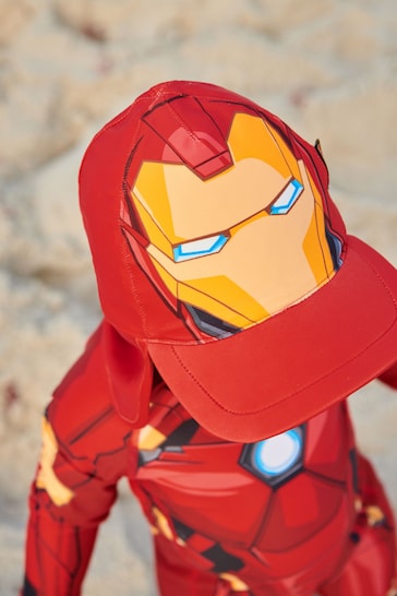 Iron Man Red Legionnaire Swim Hat (3mths-10yrs)